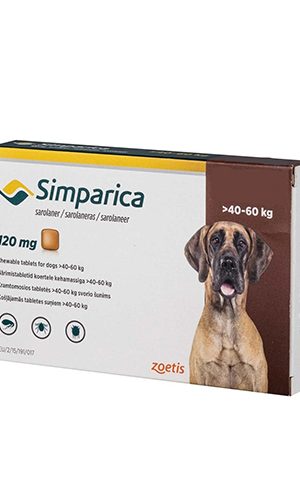 Simparica para para perros de 40 a 60 Kg