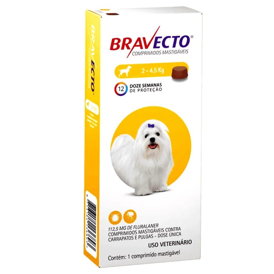 Bravecto 2 a 4,5 Kg