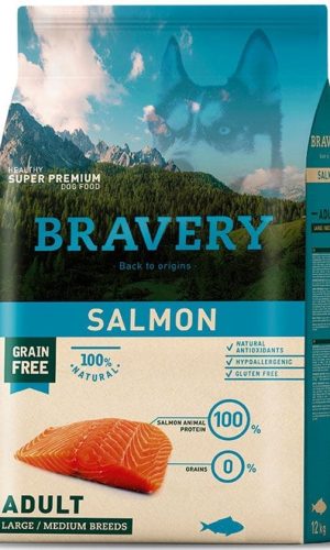 Bravery Salmon Adult Large/Medium Breeds