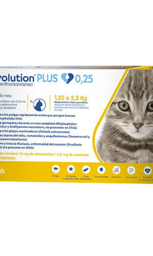Revolution Plus para Gatos de 1.25 A 2.5 Kg