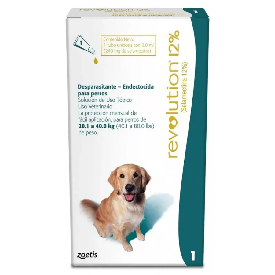 Revolution perro 20 a 40 Kg