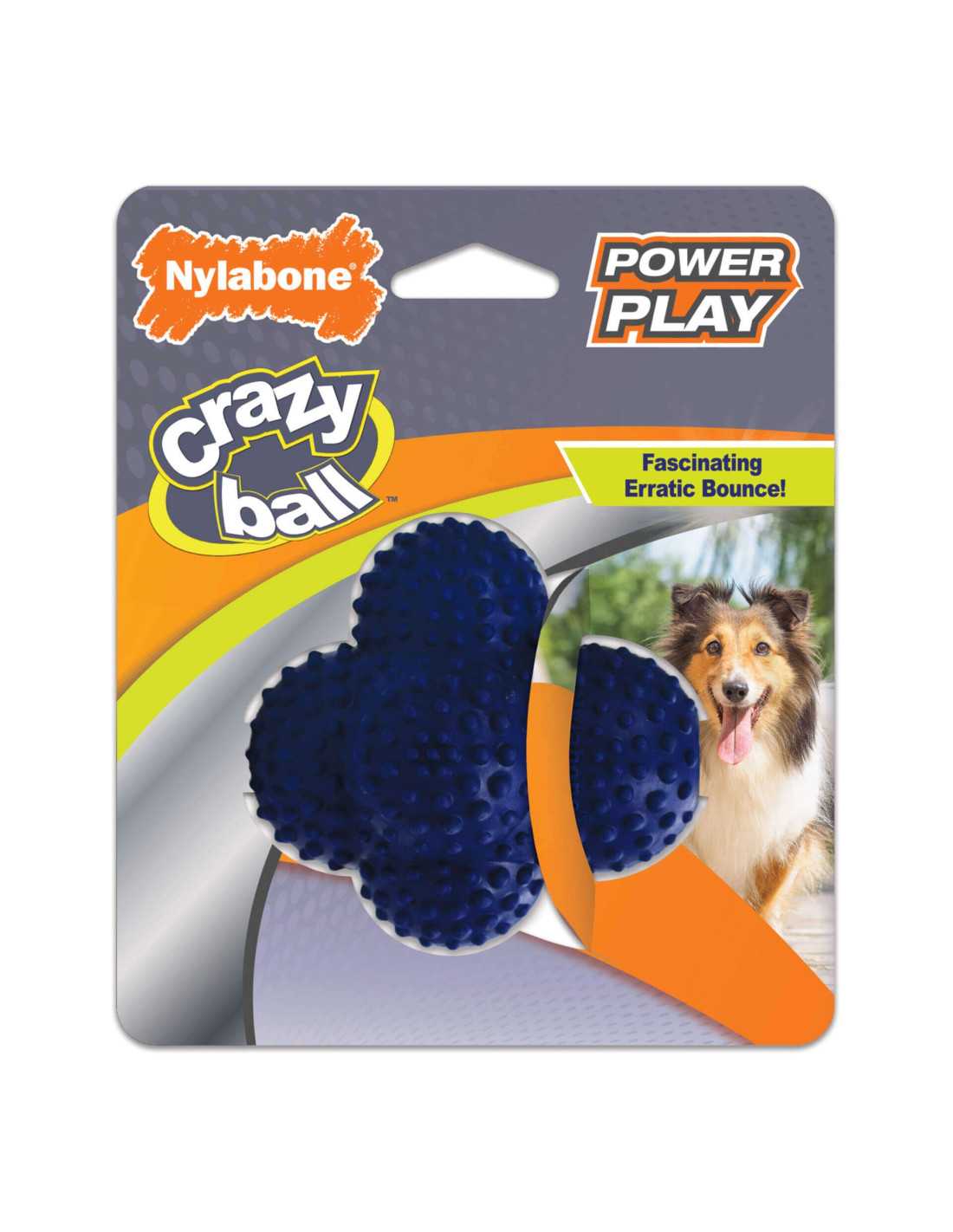 Juguete Nylabone Lanzador de Goma Crazy Ball Juguete Nylabone Lanzador de Goma Crazy Ball