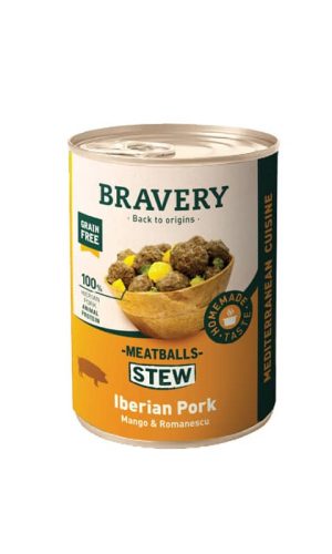 Lata Bravery Meatballs Stew Iberian Pork Dog