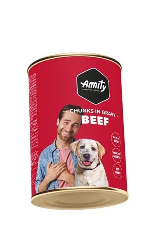 Lata Amity Perro Adulto Carne