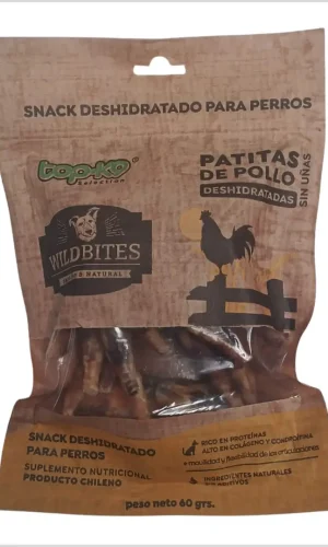 Topk9 Patitas de Pollo Deshidratadas