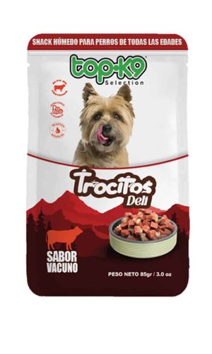 Topk9 Trocitos Deli Vacuno