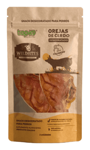 Topk9 Orejas de Cerdo Deshidratadas
