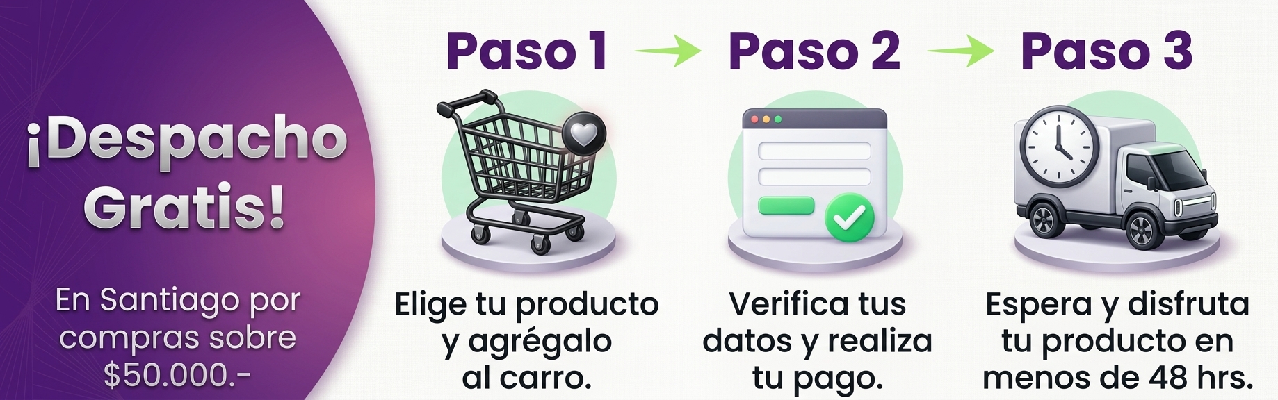 Despacho Gratis en 48 horas