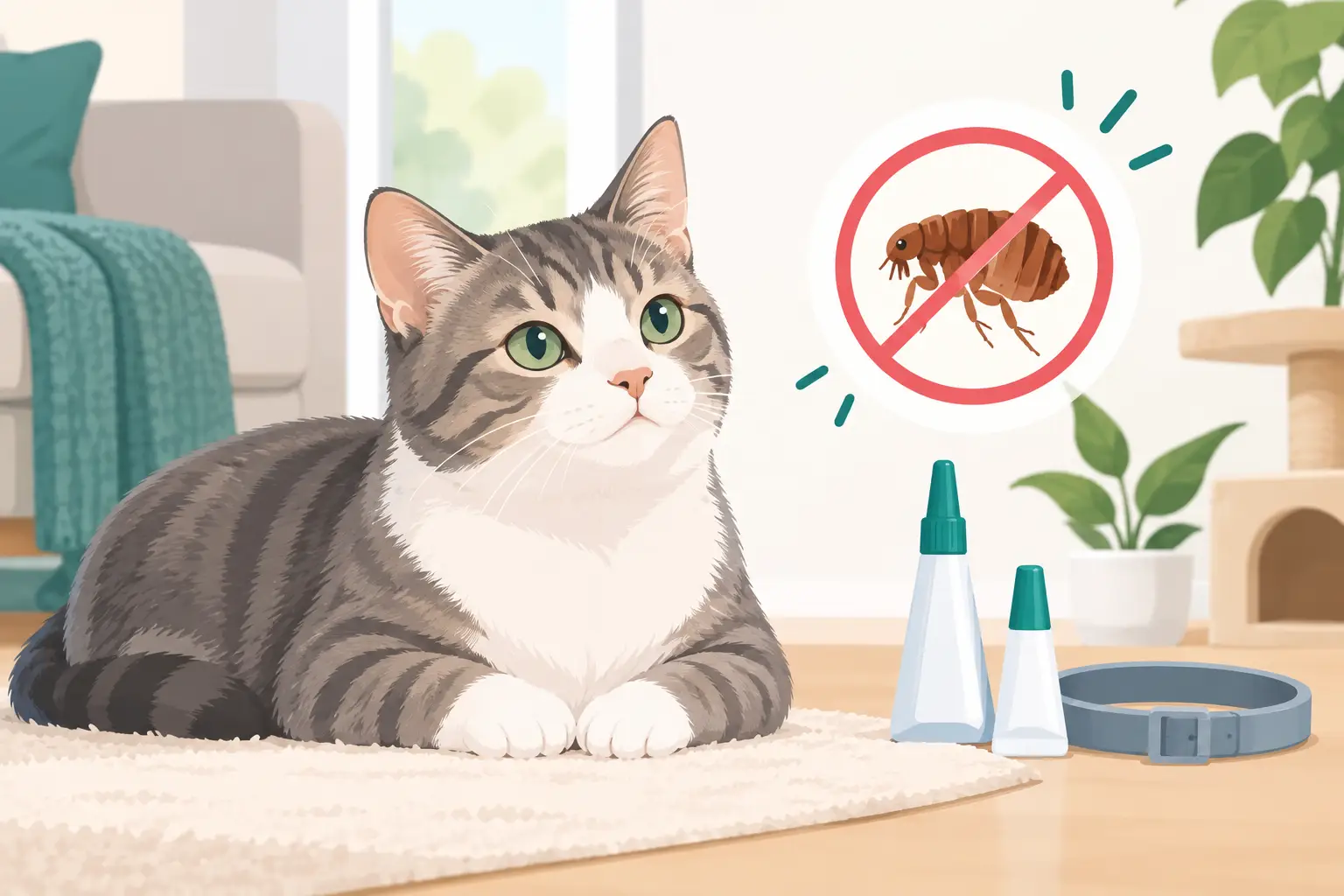 Cómo elegir antipulgas para gatos de interior
